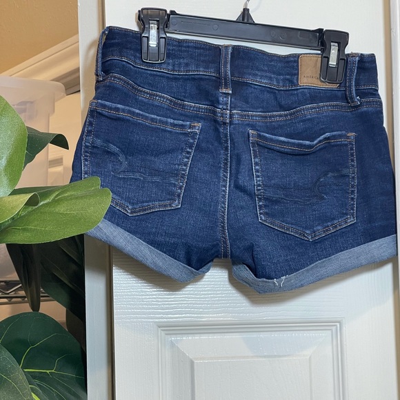 💙🆕American eagle blue Jean shorts size 0 - Picture 3 of 4